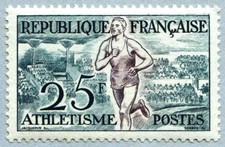 Timbre France 961 Neuf** - Jeux Olympiques d'Helsinki 1952 Athlétisme - 1953