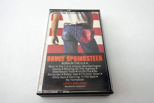 1984 Bruce Spingsteen Born in the U.S.A. Cassette Tape Used 0-7464-38653-4