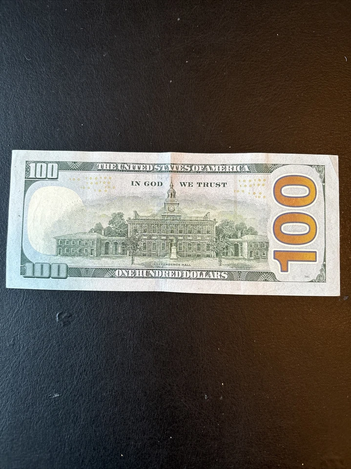 $100 Bill (One Hundred Dollar Bill) – Lightly Circulated- 2009A Series - Image 4 of 4
