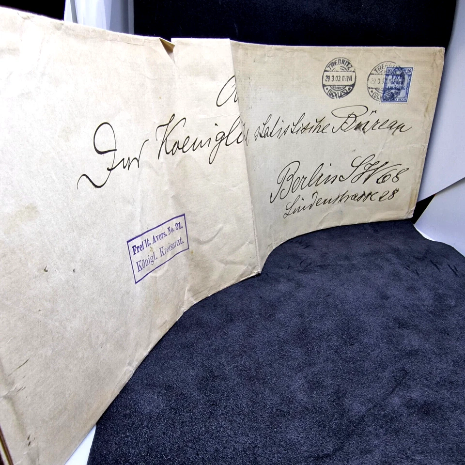 Alemania 1903 - Reich Alemán - Cubierta Usada - Sello Oficial Foto 2 de 4