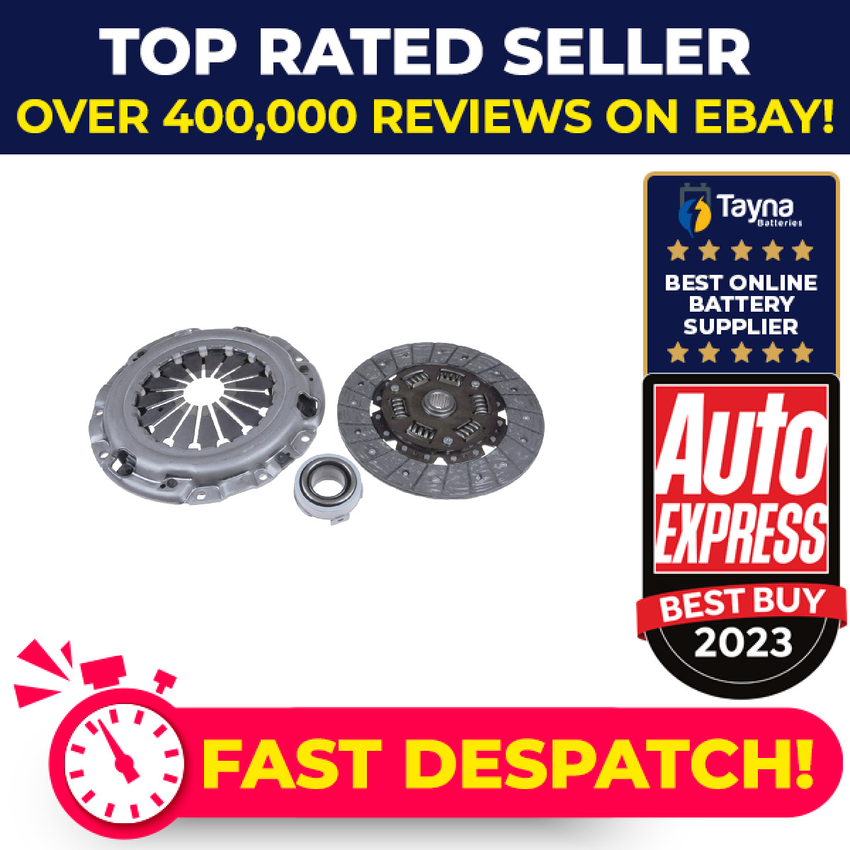 Clutch Kit 3pc (Cover+Plate+Releaser) fits MITSUBISHI ECLIPSE Mk2 2.0 95 to 99