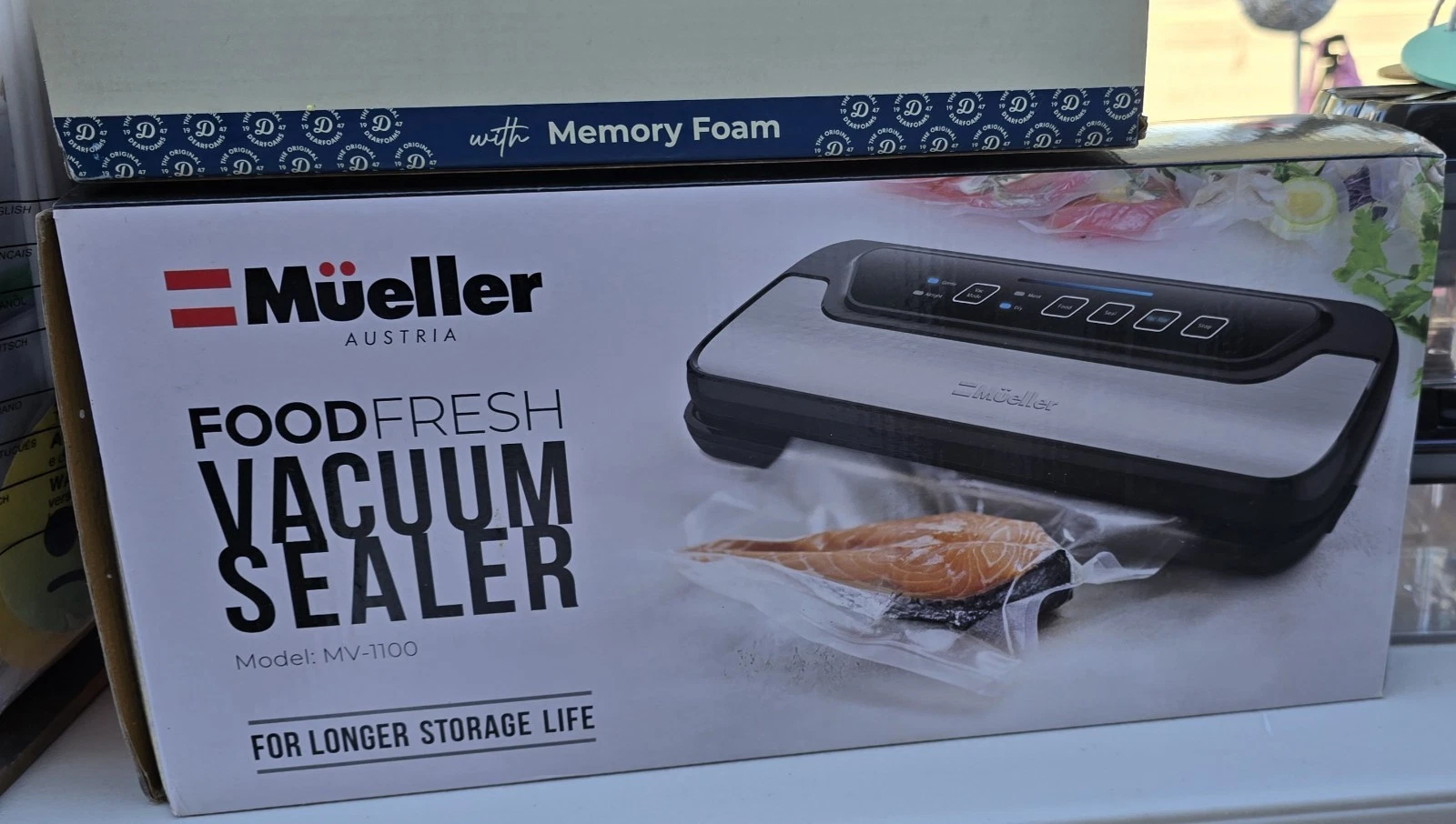 Mueller Austria Fresh Food Vacuum Sealer Model MV-1100 inc Starter Kit with Bags