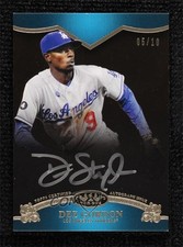 2012 Topps Tier One On the Rise Silver Ink 5/10 Dee Gordon #OR-DGO Auto 1b0