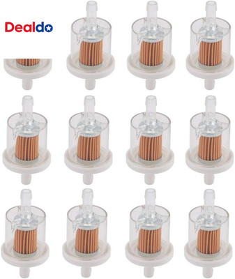 12Pcs 40 Micron 1/4'' Inline Fuel Filter Compatible with Ka-Wasaki FH430V FH451V