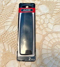 ACE 2 Pack Comb Set 61586  61780 Black - NIP