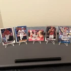 Mike Trout 5 Card Lot 2019 Big League 2020 Bowman Chrome 2026 St Club Pink Etc