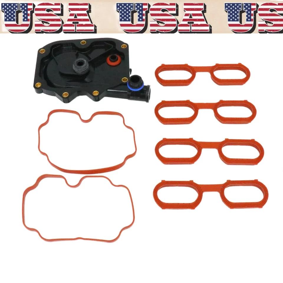 Válvula de ventilación de cárter PCV + Kit de junta para BMW E31 E38 E39 540i 740i 740iL 840ci EE. UU. Foto 2 de 4