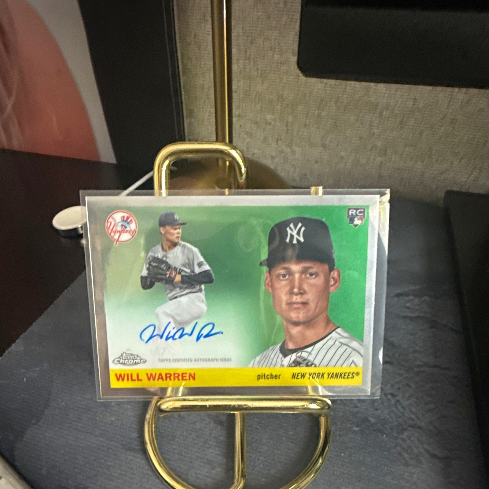 Topps 2025 Chrome Platinum Anniversary Will Warren Rookie Auto Insert CPA-WWA