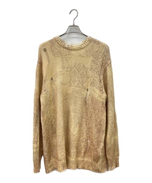 Ameri                    Thick knit yellow 022420… - image 1