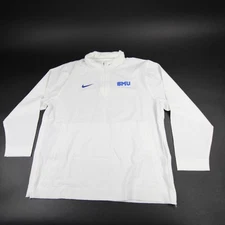 SMU Mustangs Nike Pullover Men's White New