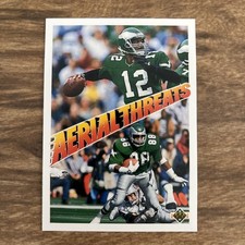1991 Upper Deck - Randall Cunningham, Keith Jackson #31