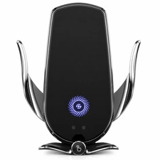 15W WIRELESS CAR CHARGER MOUNT   FAST CHARGING AUTO-CLAMPING PHONE HOLDER FOR IP