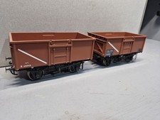 Dapol O Guage 16t Coal Hopper Wagons X2