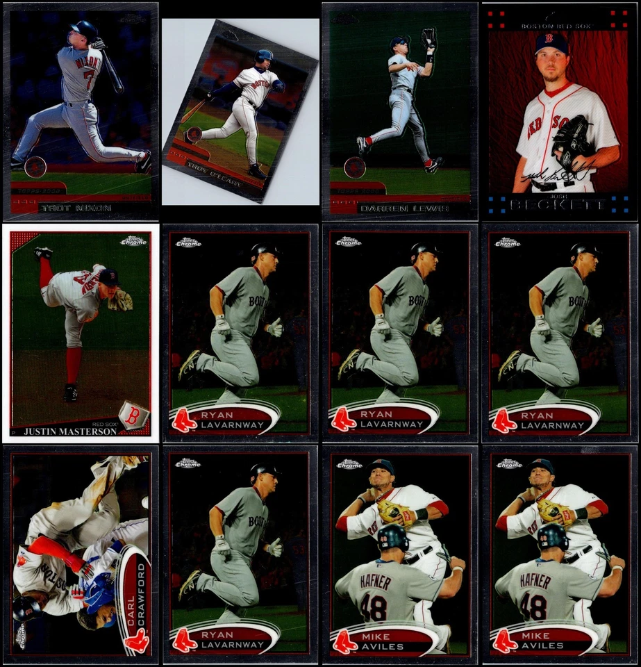 Topps Chrome Boston Red Sox (125) Card Lot - DON’T MISS OUT – NEXT TIME IT’S ... - Image 2 of 4