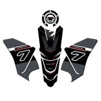 Kit Tank Basic Aufkleber 3D Kompatibel Mit Yamaha Tracer 7 2021-2024 Rot