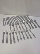 LARGE Lot Cambridge Stainless Flatware Set of 92 pc Forks , Spoons, Knives