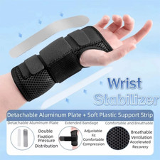 NEW Wrist Brace for Carpal Tunnel - Adjustable Night Support Brace with Splints