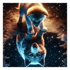 Dog and Wolf Diamond Painting Kits for Adults, Diamond Art Kits for Beginners...