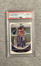 Aaron Judge Signed 2013 Bowman Draft Auto PSA COA Yankees MVP
