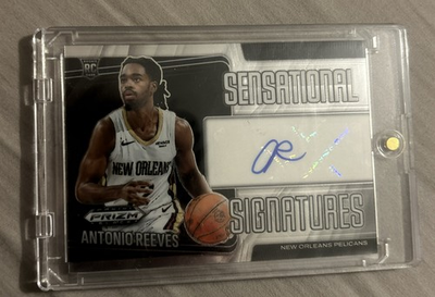 #ad 2024 25 Panini Prizm Black Antonio Reeves Signature Series Auto $4.99