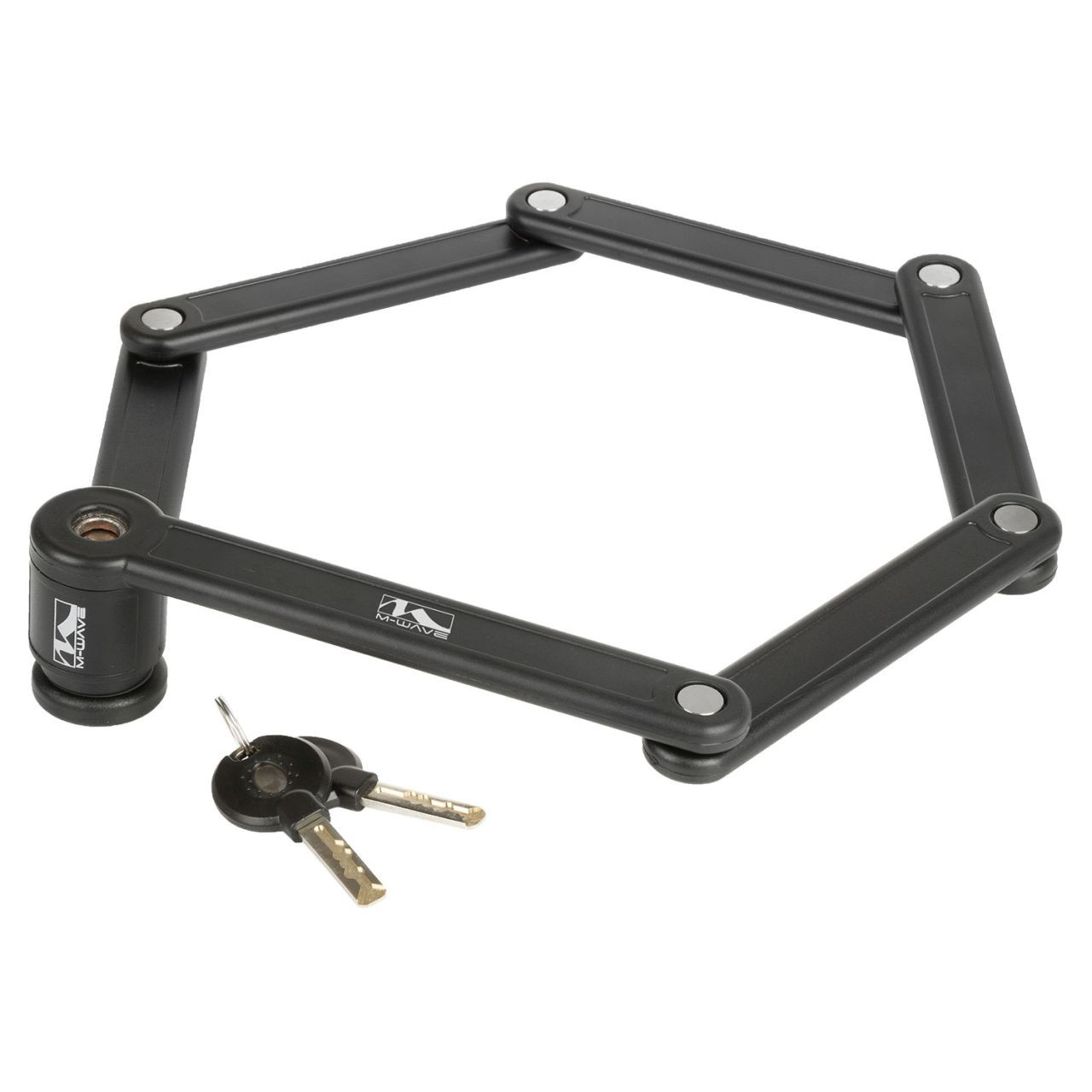 Fahrrad Schloss Faltschloss 850 mm MWave F8506 Kunststoff Ummantelung schwarz 9690₽