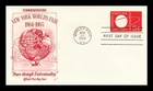 DR JIM STAMPS US COVER NEW YORK WORLDS FAIR POSTAL STATIONERY FDC FLEETWOOD