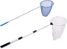 2 Pack Telescopic Butterfly Net, Extendable Fishing, Insect Toy Nets for Kids an