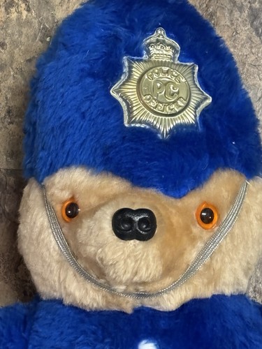 Vintage Police Officer 16” West UK England Blue Fur Sweet Dreams Plush Bear - Picture 2 of 4