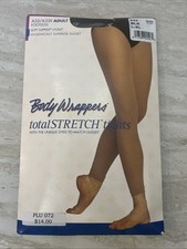 Body Wrappers Adult Footless Tights L/XL Black A33 