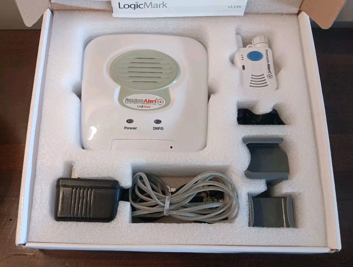 LogicMark Freedom Alert 2-Way Voice EMERGENCY PENDANT COMMUNICATOR Model 35911 