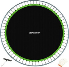 Zoomster Replacement Jumping Mat, Fits 14 ft Round Trampoline Frame w 72 V-Hooks