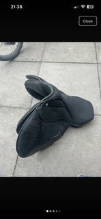 15 Inch Black Griffin Pony Club Saddle Good Used Condition