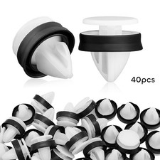 W716507-s300 Fits Ford Transit Door Mouldings 40x Front Door Plastic Trim Clips