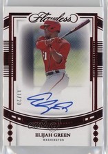 2023 Panini Flawless Draft Signatures Ruby 11/20 Elijah Green #DS-EG Auto 16wc