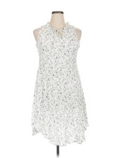 LoveShackFancy Women White Casual Dress 1X Plus