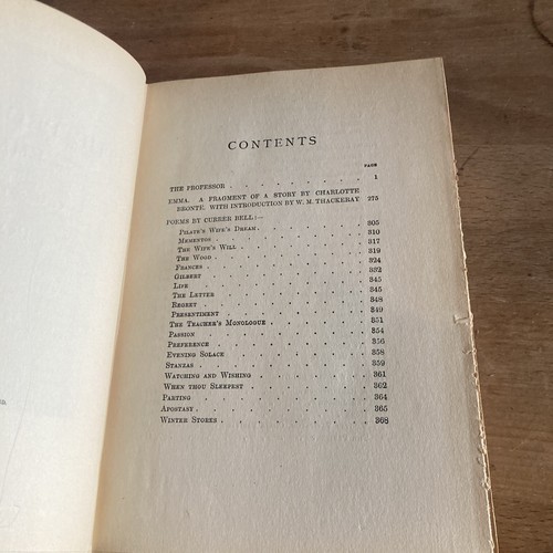 1900 EDITION DE LUXE Brontë Complete Works Vol 4 THE PROFESSOR/EMMA/POEMS - Imagen 7 de 14