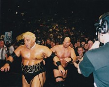 Rikishi & Steve Austin WWF RAW Boston October 2000 Attitude Era 8x10