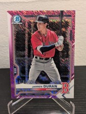 Bowman 2021 Chrome Jarren Duran BCP-135 Fuchsia Shimmer Refractor /199 Red Sox
