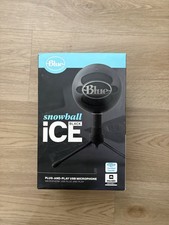 Blue Microphones Snowball iCE USB Condenser Microphone with Tripod Stand Black