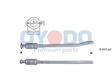 Katalysator Oyodo 10N0092-OYO für VW TOURAN 1T1 1T2 EOS 1F7 1F8 GOLF 5 1K1 PLUS