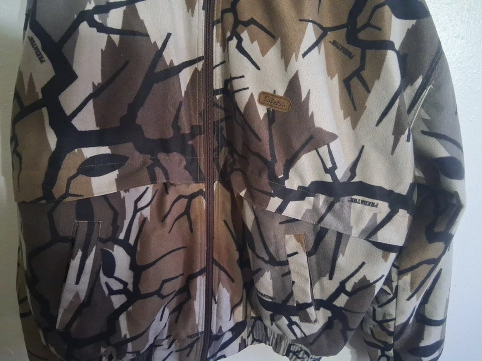 Vintage Predator Cabela’s Camouflage Jacket Size XL Bomber Lightweight Thinsulat - Image 2 of 4