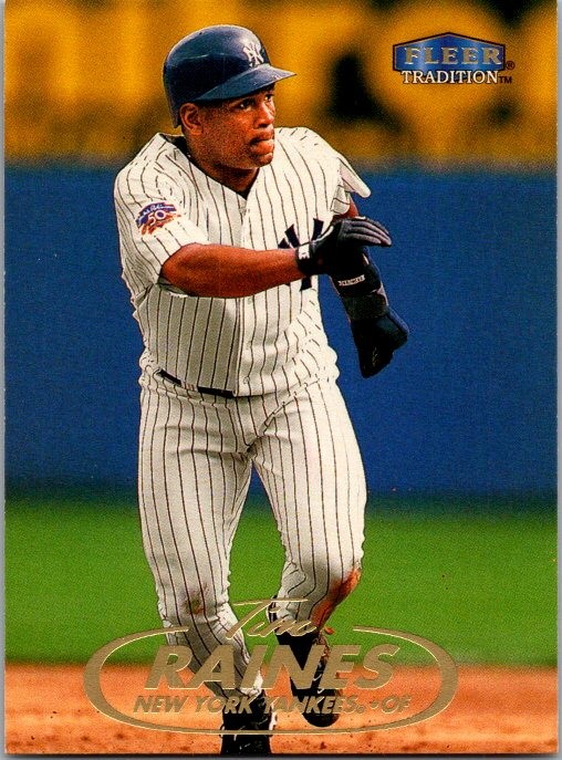 1998 Fleer Tradition #437 Tim Raines New York Yankees