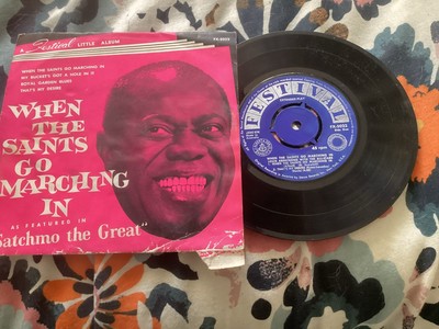 Louis Armstrong When The Saints Go Marching In Picture Cover 7  Vinyl