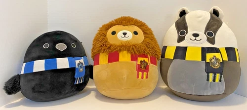 Harry Potter Squishmallows Lot of 3 Houses – Gryffindor, Ravenclaw, Hufflepuff