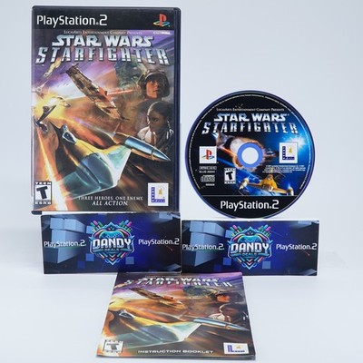 Star Wars Starfighter PS2 CIB W/ Manual - PlayStation 2