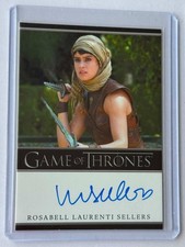 2015 Rittenhouse Game of Thrones Auto - ROSABELL LAURENTI SELLERS as TYRENE SAND