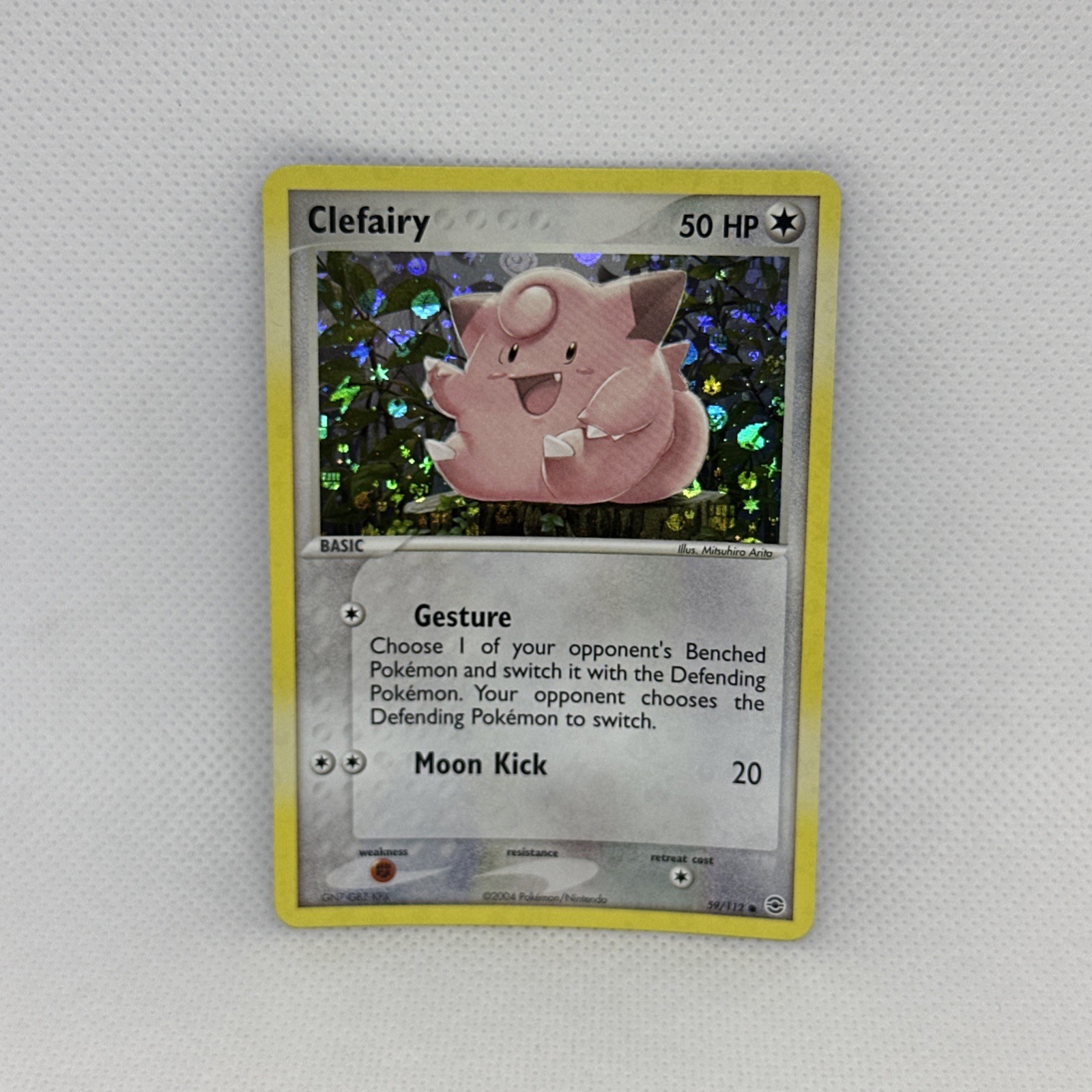 Clefairy 59/112 Reverse Holo Common FireRed & LeafGreen Pokemon NM