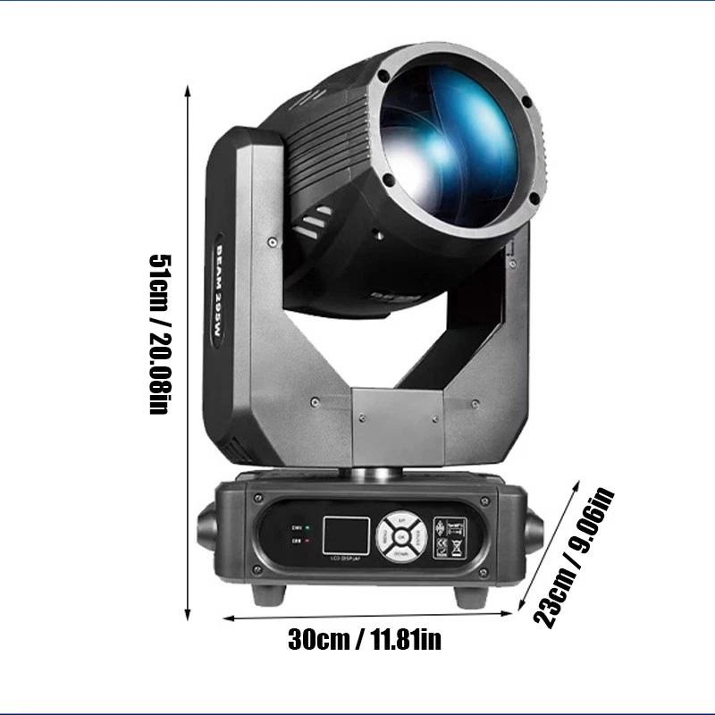 Double Prism Sharpy 295W Beam amp Moving Head Light for Stage Wedding Disco Club - Image 4 of 4