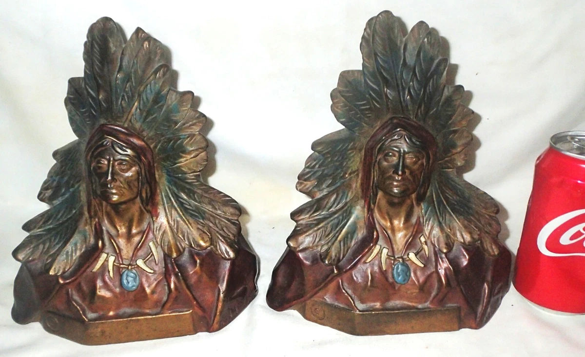Antique Indian Bookends In Antique Metalware for sale | eBay