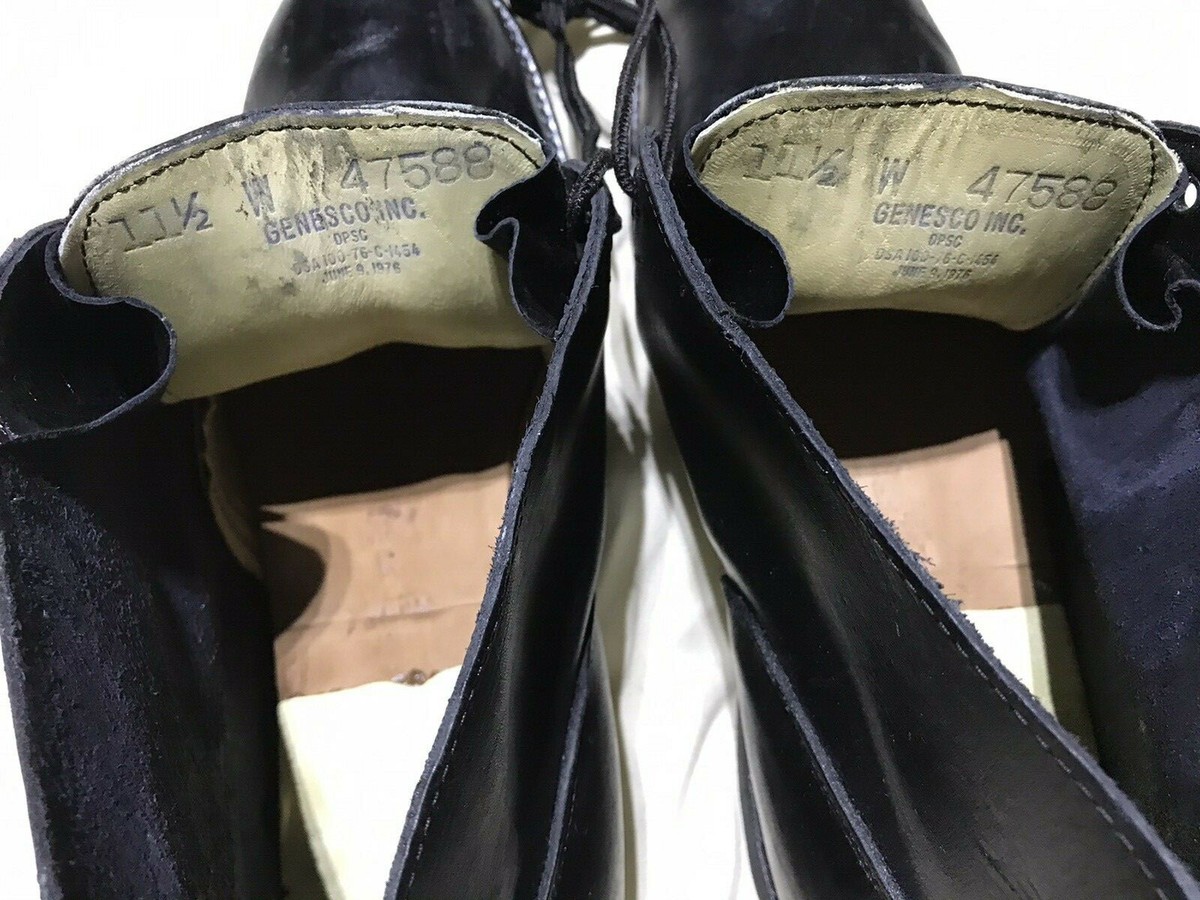 Genuine US Military Vintage Chukka Boots By Gensco 111/2 Wide New
